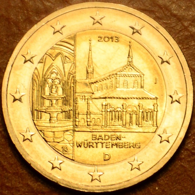 2 Euro Németország 2013 "J" Baden-Württemberg: Kloster Maulbronn (UNC)
