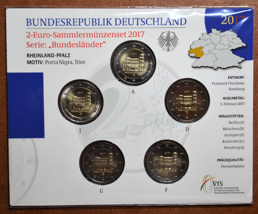 2 Euro Németország 2017 - Porta Nigra (BU)