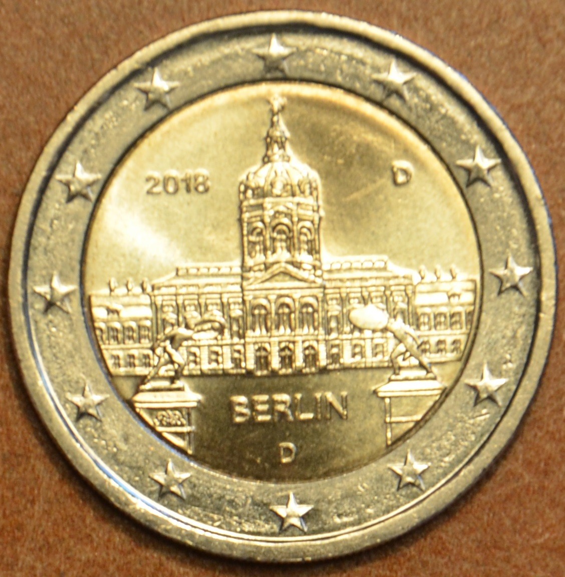 2 Euro Németország 2018 "D" Berlin:  Scharlottenburg (UNC)