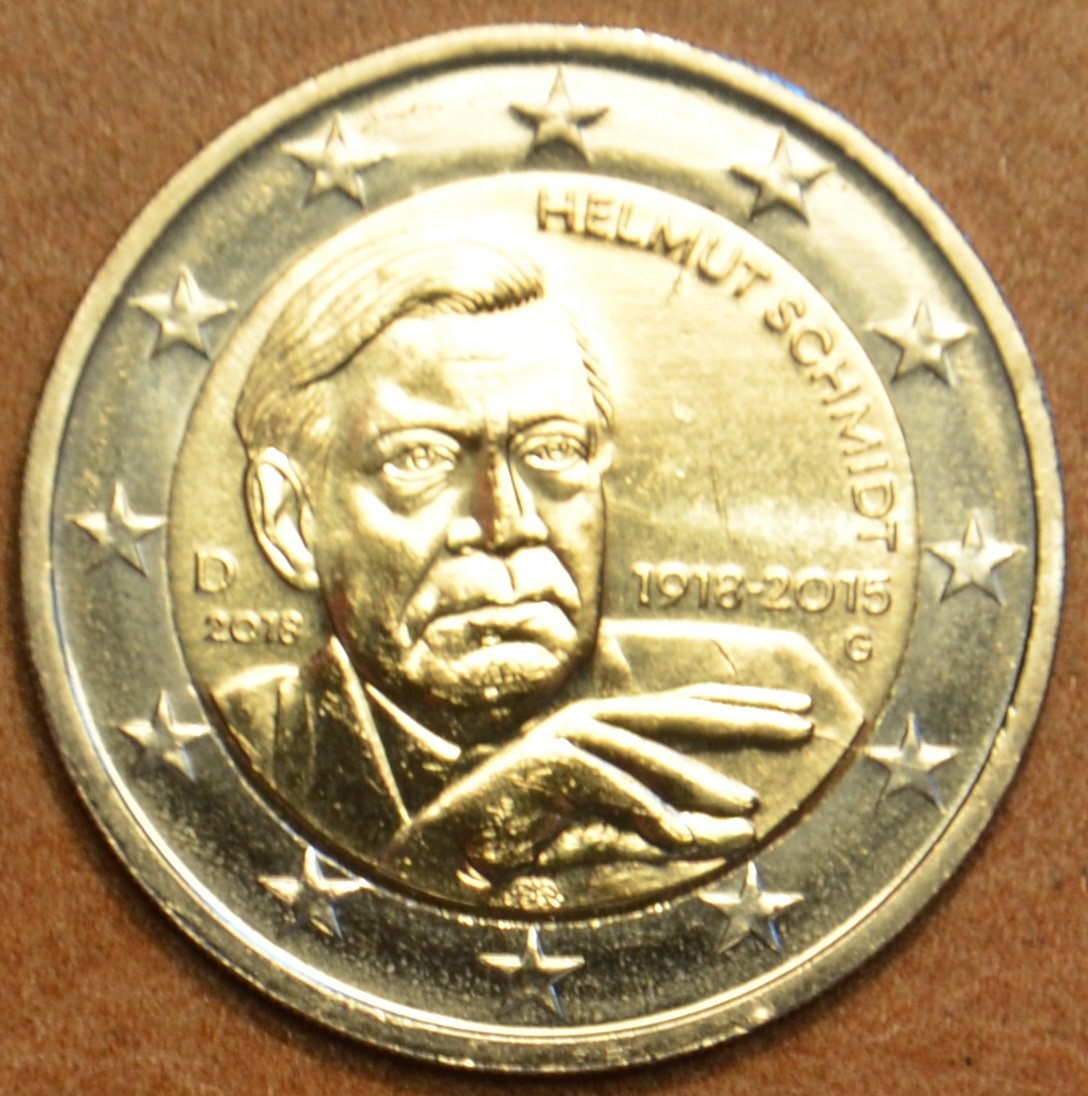 2 Euro Németország 2018  "G" Helmut Schmidt (UNC)