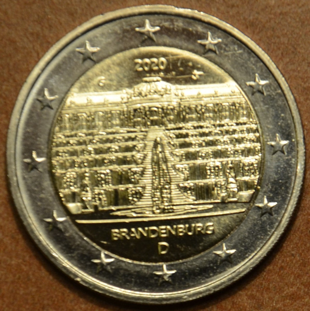 2 Euro Németország 2020  "G" Brandenburg (UNC)