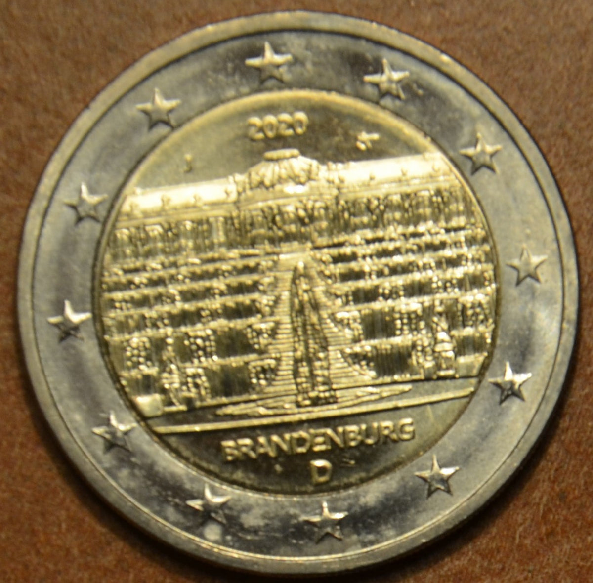 2 Euro Németország 2020  "J" Brandenburg (UNC)
