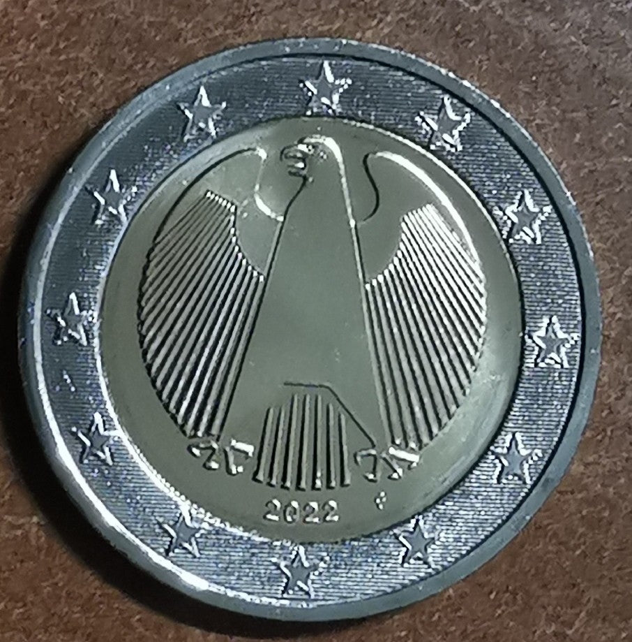 2 Euro Németország 2022 "F" (UNC)