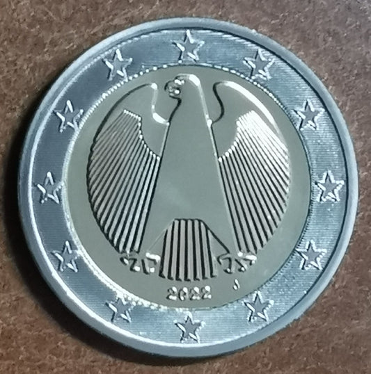 2 Euro Németország 2022 "J" (UNC)