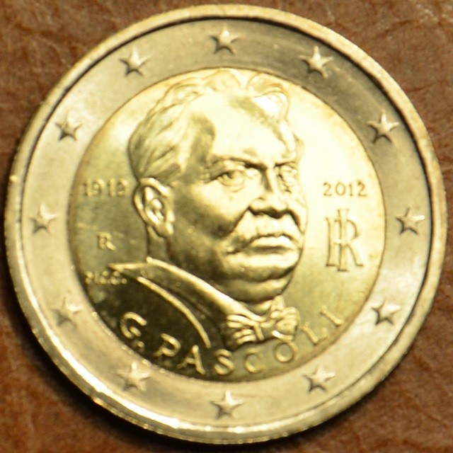 2 Euro Olaszország 2012 - Giovanni Pascoli halálának 100. évfordulója (UNC)