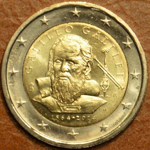 2 Euro Olaszország 2014 - Galileo Galilei születésének 450. évfordulója  (UNC)