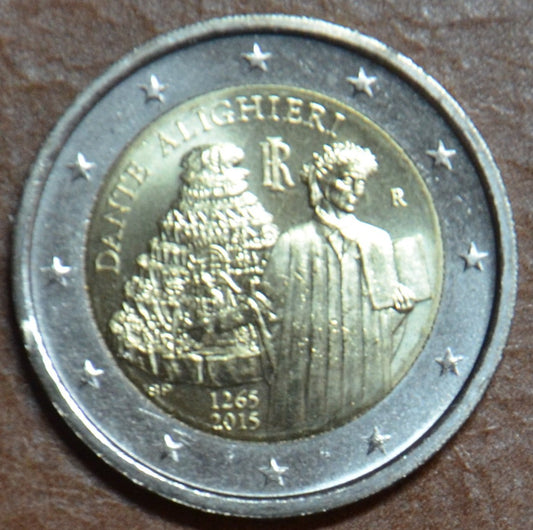 2 Euro Olaszország 2015 - Dante Alighieri (UNC)