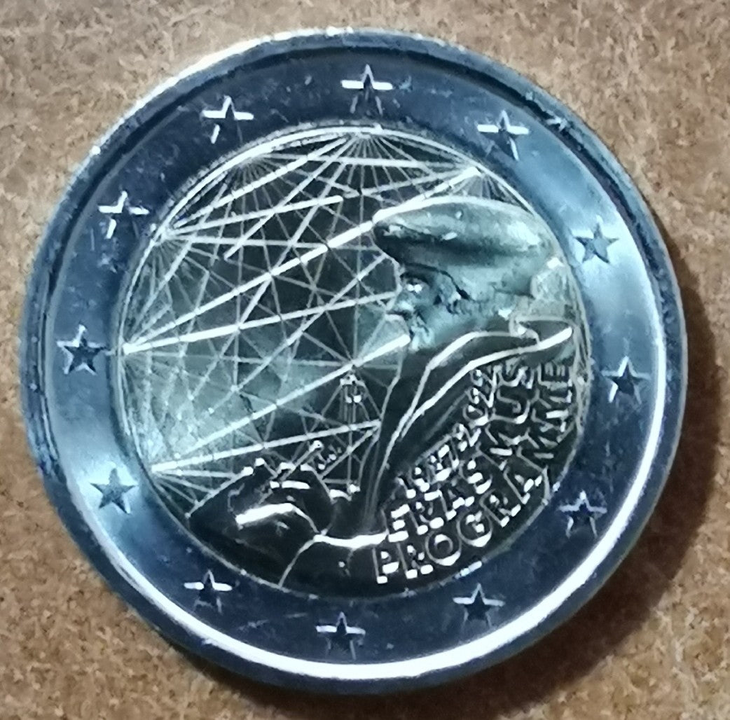 2 Euro Olaszország 2022 - Erasmus Program (UNC)