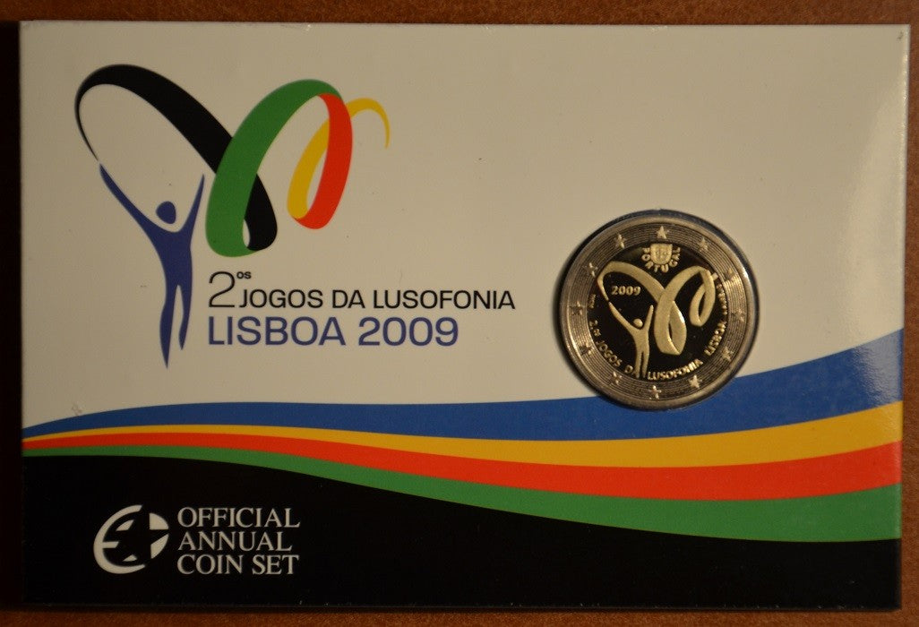 2 Euro Portugália 2009 - Lusophony Games (Proof)