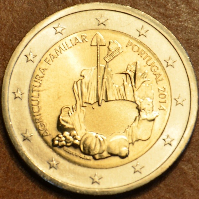 2 Euro Portugália 2014 - Családi gazdálkodás (UNC)