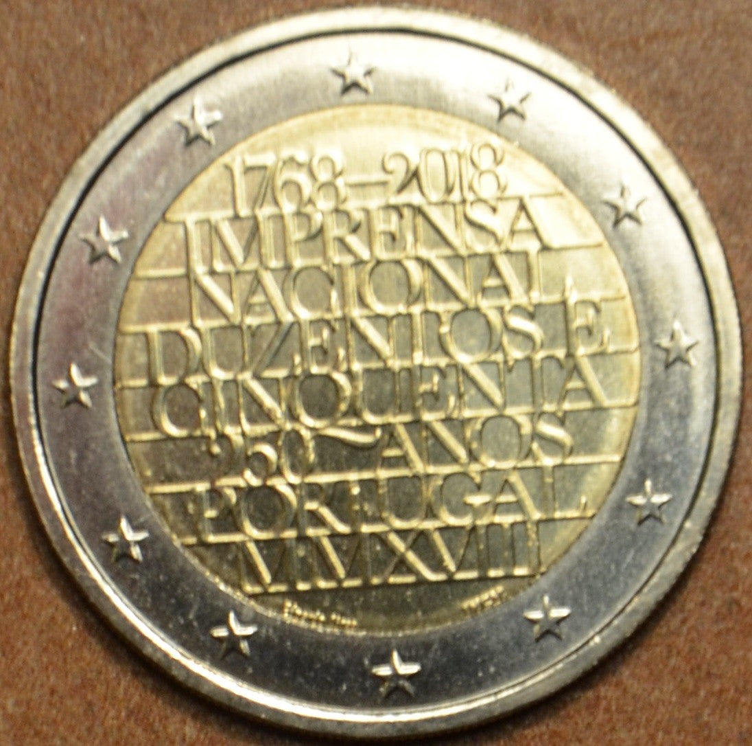 2 Euro Portugália 2018 - Az INCM verde 250 éve (UNC)