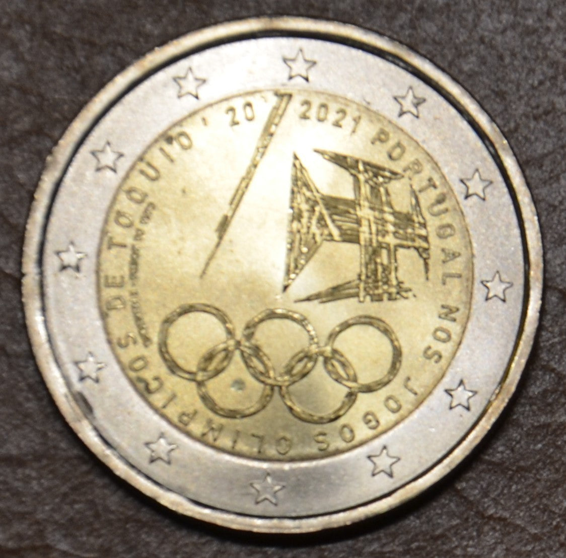 2 Euro Portugália 2021 - A tokiói olimpiai játékok (UNC)