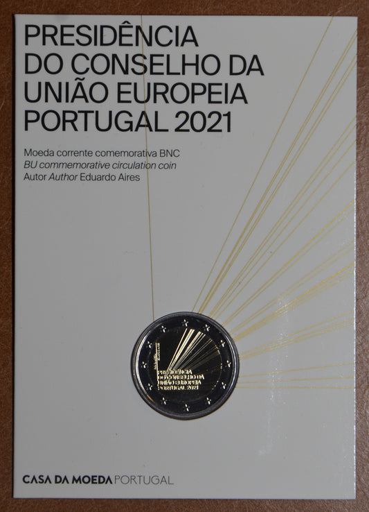 2 Euro Portugália 2021 - Az Európai Unió portugál elnöksége (BU)