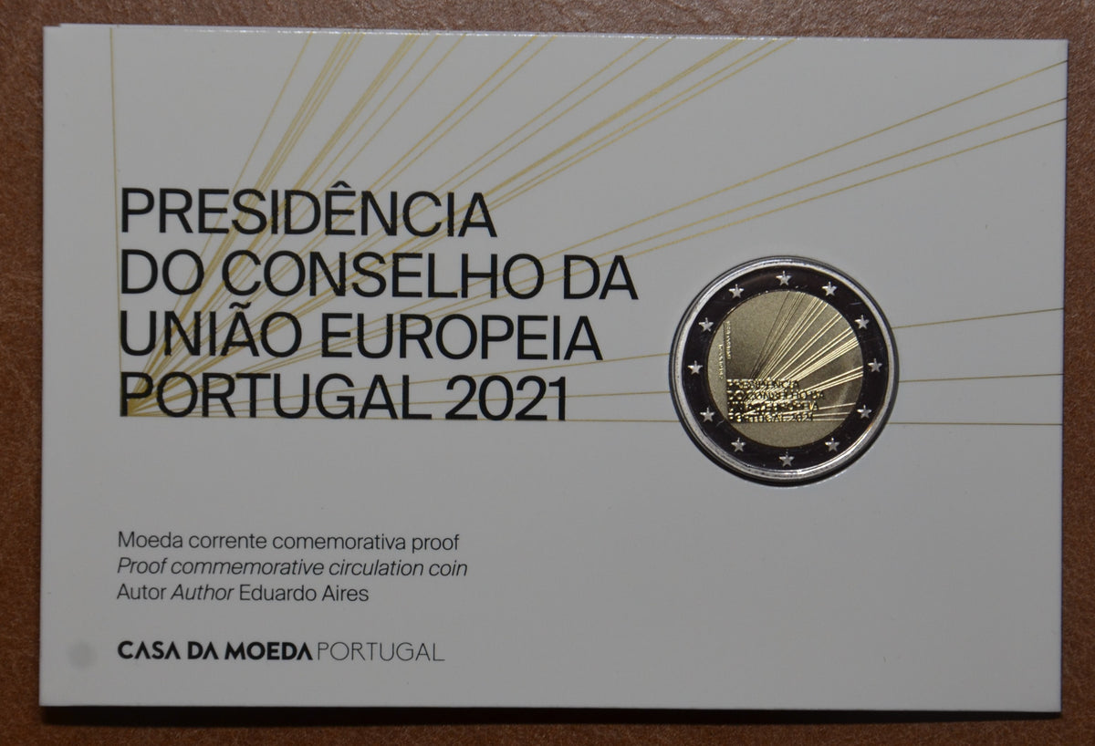 2 Euro Portugália 2021 - Az Európai Unió portugál elnöksége (Proof)