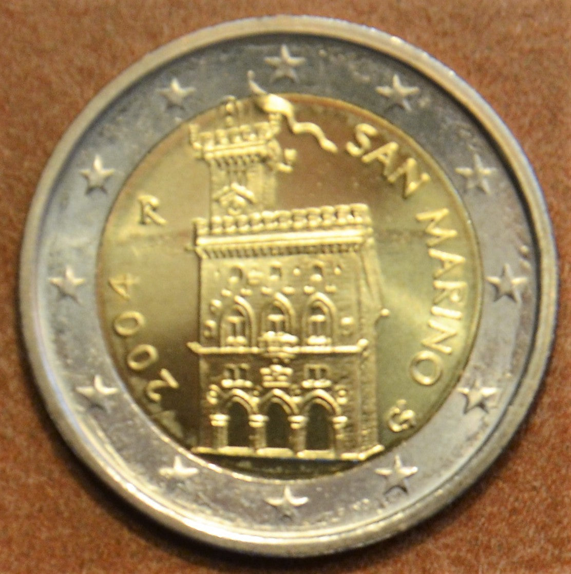 2 Euro San Marino 2004 - A kormányház (UNC)
