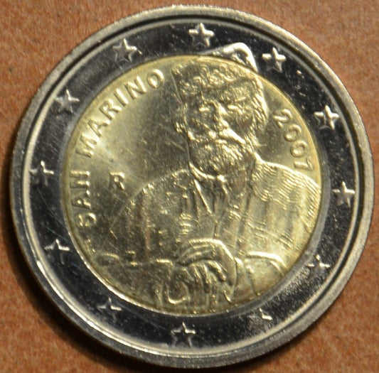 2 Euro San Marino 2007 - Giuseppe Garibaldi születésének 200. évfordulója (folder nélkül)