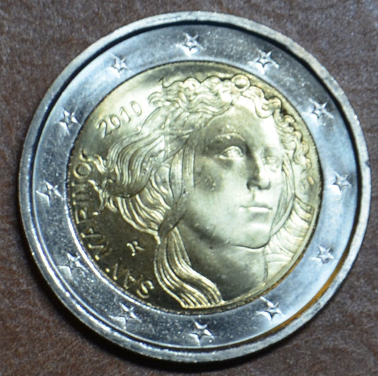 2 Euro San Marino 2010 - Sandro Botticelli halálának 500. évfordulója (UNC tok nélkül)