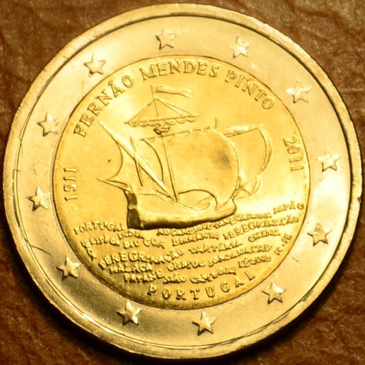2 EuroPortugália 2011 - Fernão Mendes Pinto születésének 500. évfordulója (UNC)