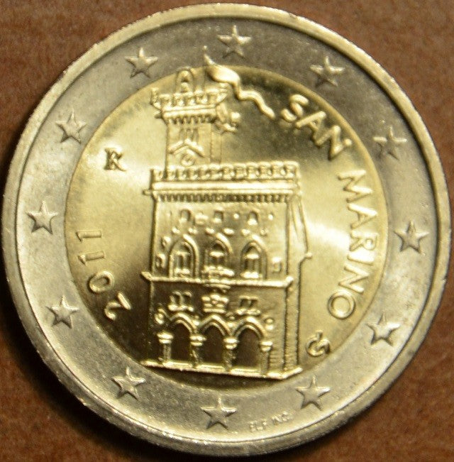 2 Euro San Marino 2011 - A kormányház (UNC)