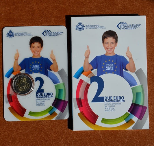2 Euro San Marino 2012 - Az Euro 10 éve  (BU)