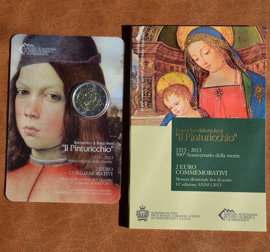 2 Euro San Marino 2013 - Pinturicchio halálának 500. évfordulója (BU)