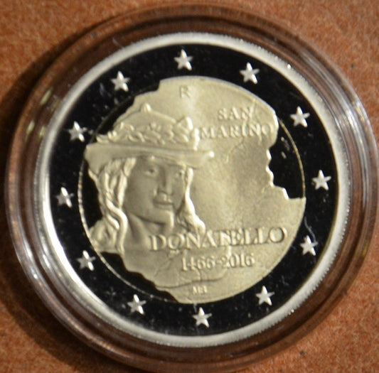 2 Euro San Marino 2016 - Donatello halálának 550. évfordulója (Proof)