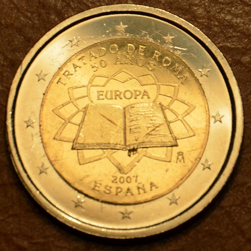 2 Euro Spanyolország 2007 - 50 éves a Római szerződés (UNC)