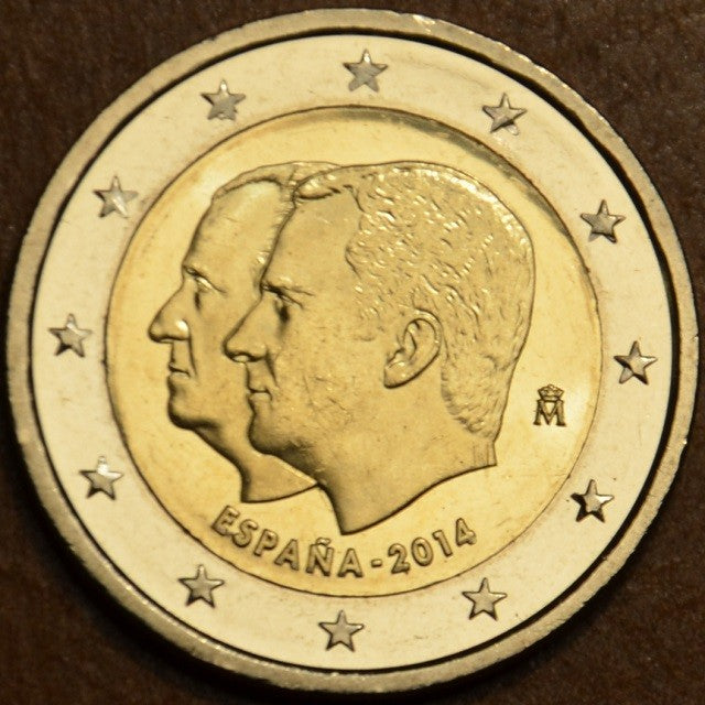 2 Euro Spanyolország 2014 - VI. Fülöp, Spanyolország új királya (UNC)