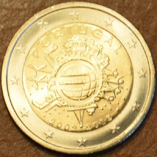 2 Euro Portugália 2012 - Az Euro 10. évfordulója (UNC)