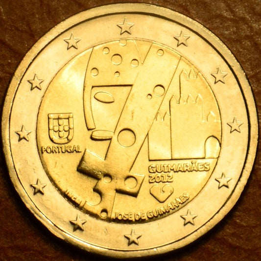 2 Euro Portugália 2012 - Guimaraes: Európa kultúrális fõvárosa 2012 (UNC)