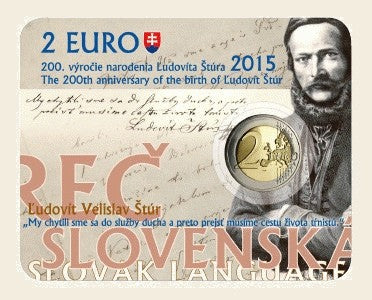2 Euro Szlovákia 2015 - Ludovit Stur (BU)