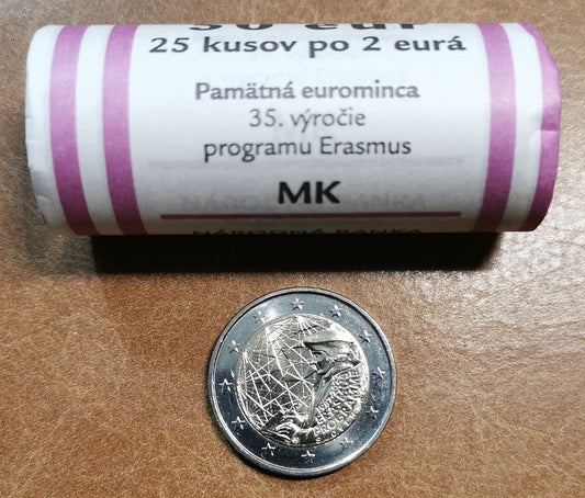 2 Euro Szlovákia 2022 - Erasmus Program (25xUNC)