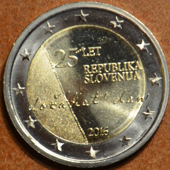2 Euro Szlovénia 2016 - Szlovénia függetlenségének 25. évfordulója (UNC)