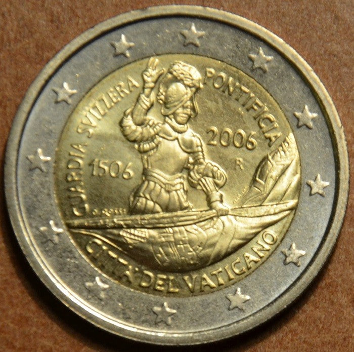 2 Euro Vatikán 2006 - A Svájci gárda létrehozásának 500. évfordulója (folder nélkül)