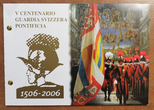 2 Euro Vatikán 2006 - A Svájci gárda létrehozásának 500. évfordulója  (Numisbrief BU)