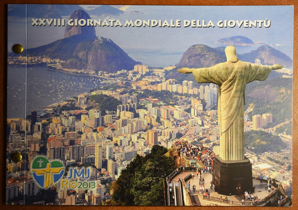 2 Euro Vatikán 2013 - 28. Világ Ifjúsági Nap Rio de Janeiro (Numisbrief)