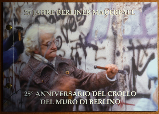 2 Euro Vatikán 2014 - A berlini fal leomlásának 25. évfordulója (Numisbrief)