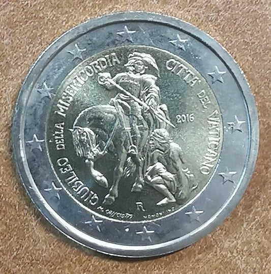 2 Euro Vatikán 2016 - Az irgalmasság jubileumi szentéve (UNC tok nélkül)