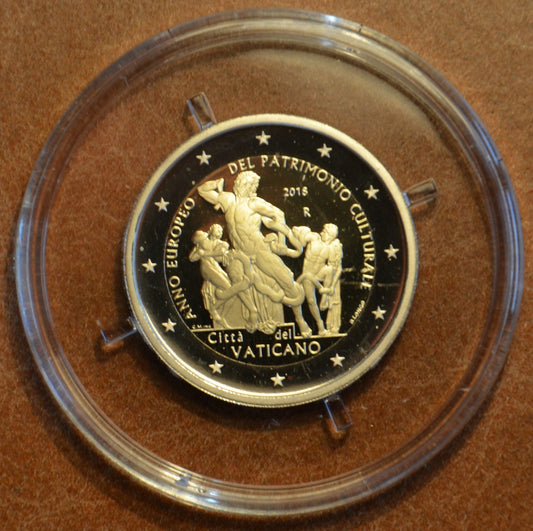 2 Euro Vatikán 2018 - A kulturális örökség európai éve (Proof)