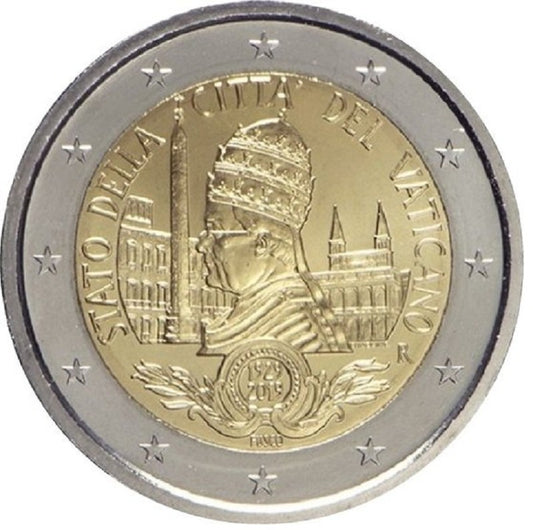 2 Euro Vatikán 2019 - Vatikán állam megalapításának 90. évfordulója (UNC)