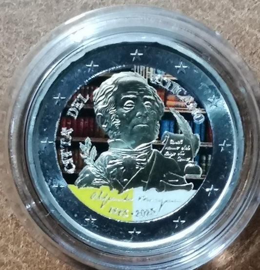 2 Euro Vatikán 2023 - Alessandro Manzoni II. (színezett UNC)