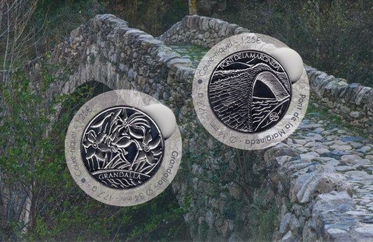 Andorra 2x 1,25 Euro 2021 Grandalla és Margineda (BU)