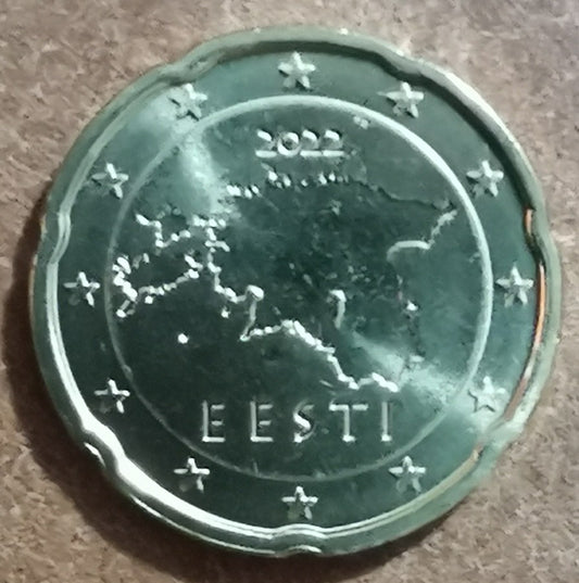 20 cent Észtország 2022 (UNC)