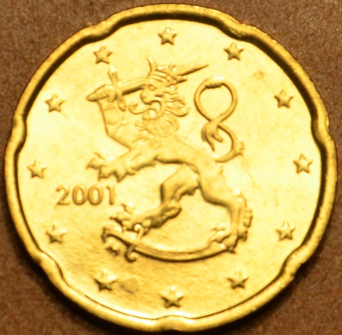 20 cent Finnország 2001 (UNC)
