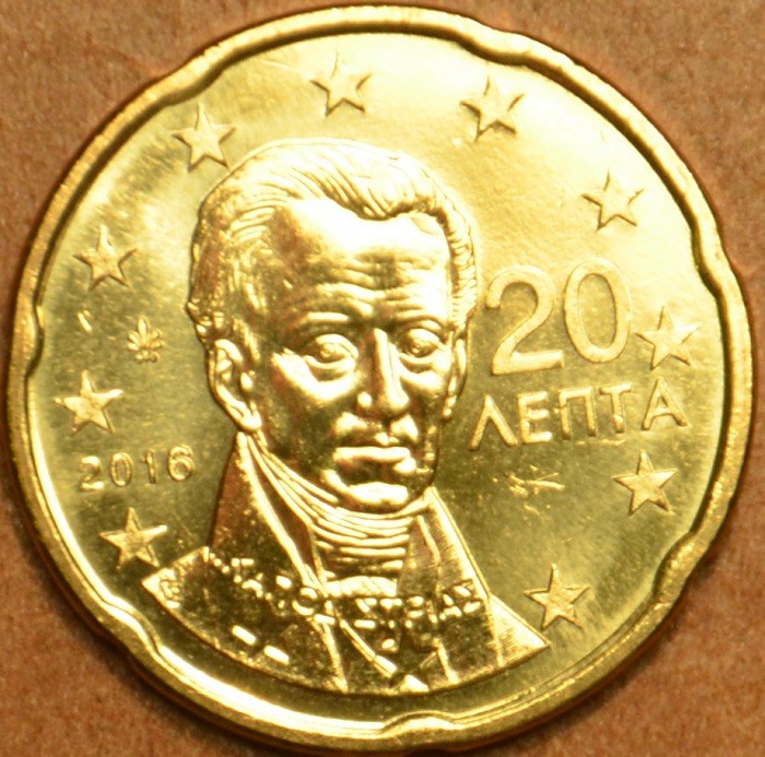 20 cent Görögország 2016 (UNC)