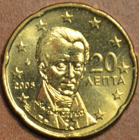 20 cent Görögország "E" 2002 (UNC)