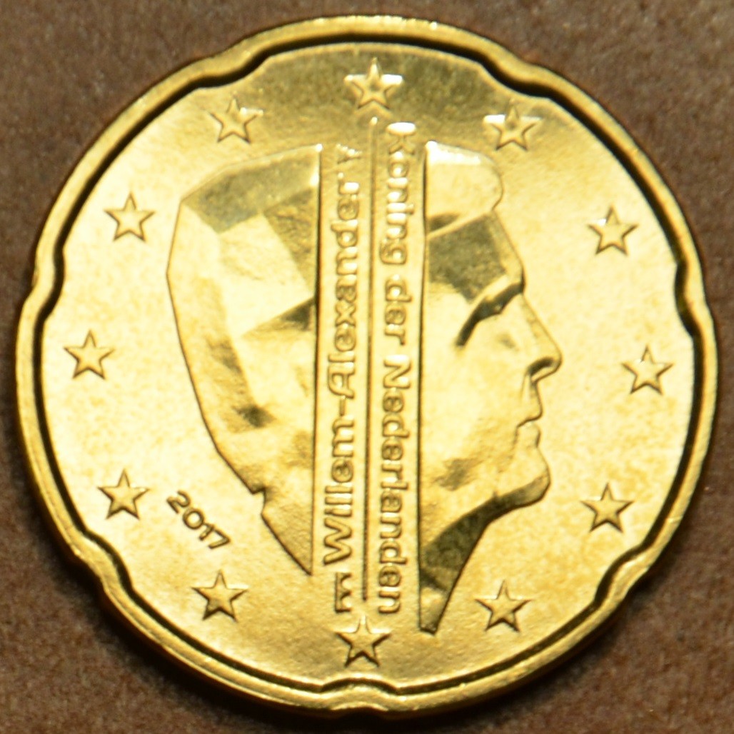 20 cent Hollandia 2017 új verjeggyel (UNC)