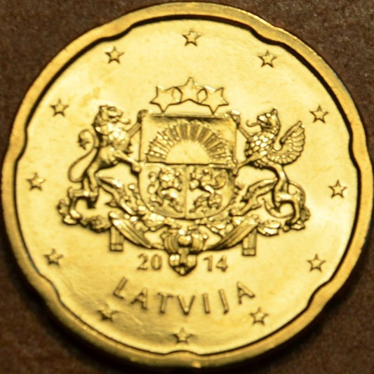 20 cent Lettország 2014 (UNC)