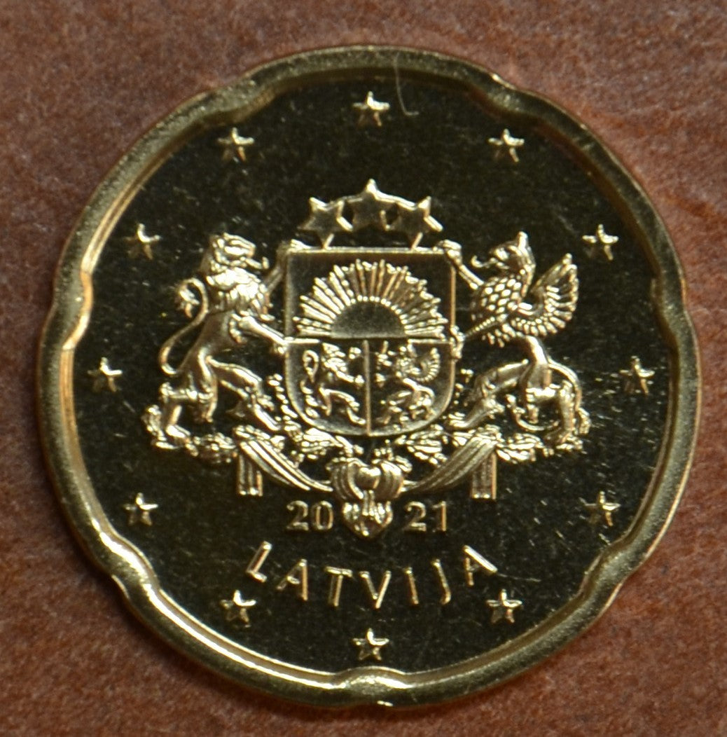 20 cent Lettország 2021 (UNC)