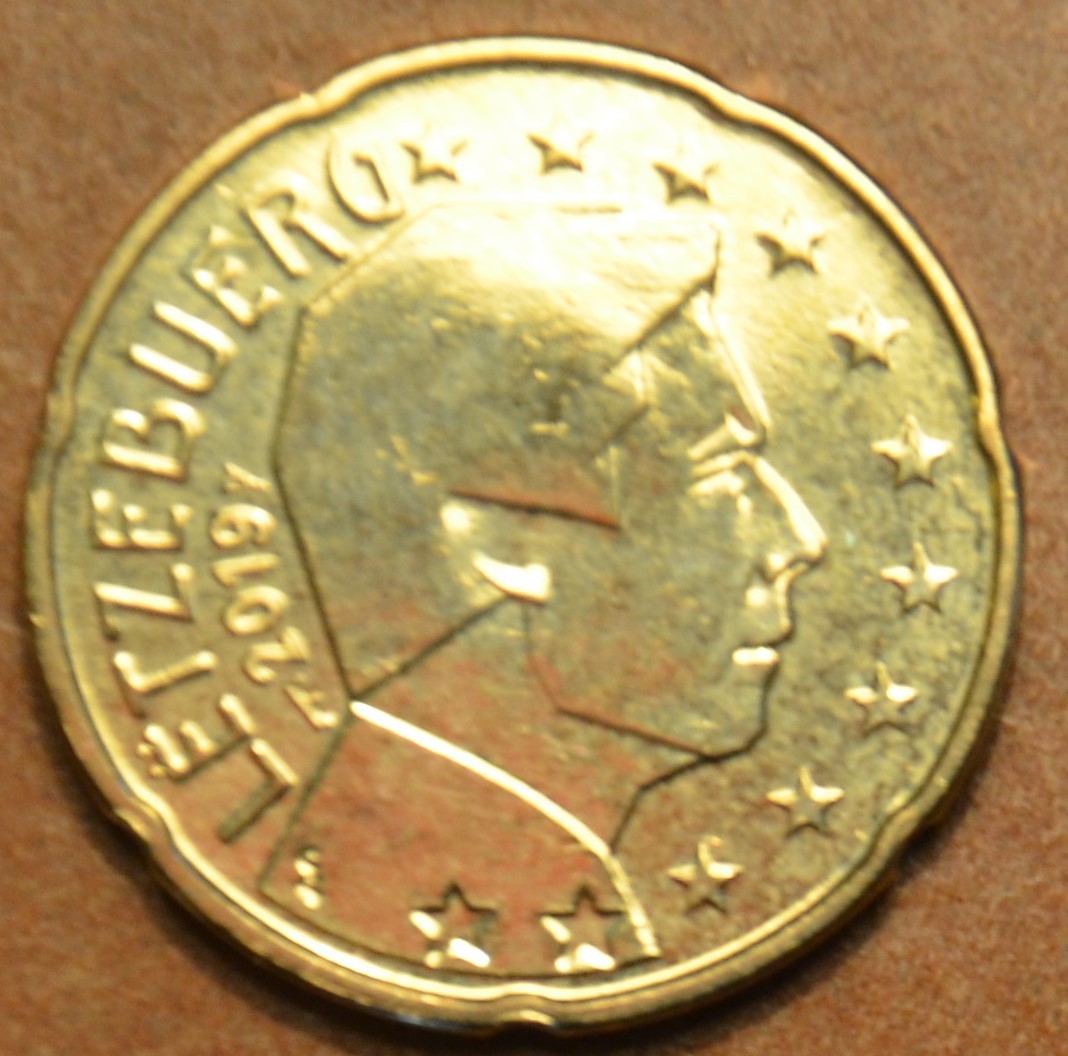 20 cent Luxemburg 2019 "híd" verjeggyel (UNC)